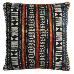 Μαξιλάρι  Tribal Μαύρο Βελούδο 45x45cm Μαξιλάρι  Tribal Μαύρο Βελούδο 45x45cm