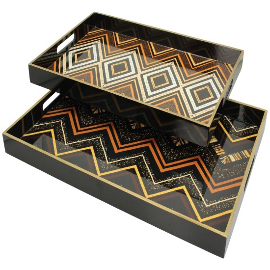 Δίσκος Σερβιρίσματος Φυσικό MDF 50x35x4cm Σετ 2Τμχ Δίσκος Σερβιρίσματος Φυσικό MDF 50x35x4cm Σετ 2Τμχ