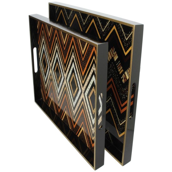 Δίσκος Σερβιρίσματος Φυσικό MDF 50x35x4cm Σετ 2Τμχ Δίσκος Σερβιρίσματος Φυσικό MDF 50x35x4cm Σετ 2Τμχ