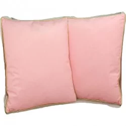 Μαξιλάρι  Ψάρι Ροζ Polyester 45x45cm Σετ 2Τμχ