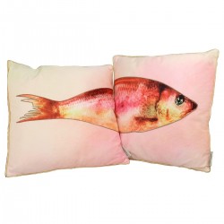 Μαξιλάρι  Ψάρι Ροζ Polyester 45x45cm Σετ 2Τμχ Μαξιλάρι  Ψάρι Ροζ Polyester 45x45cm Σετ 2Τμχ