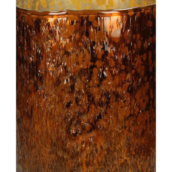 Κηροπήγιο ArteLibre Amber Γυαλί 12x12x20cm - ART-05152855