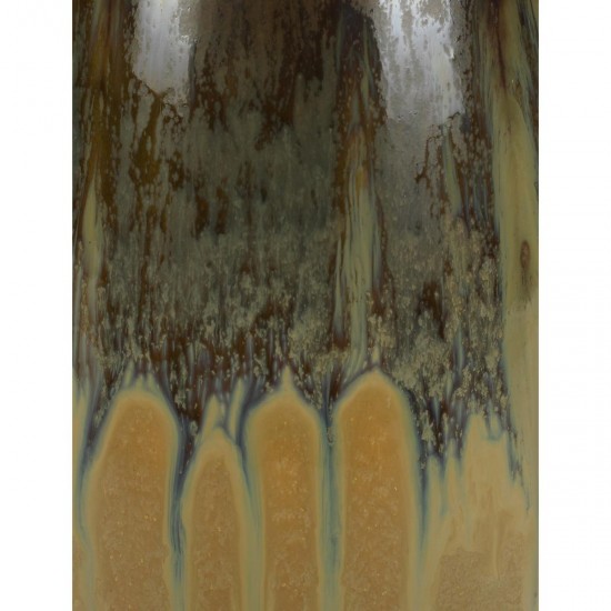 Βάζο ArteLibre Κίτρινο Κεραμικό 13x13x20.5cm - ART-05152971