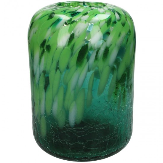 Βάζο ArteLibre Πράσινο Γυαλί 16.5x16.5x23cm - ART-05152975