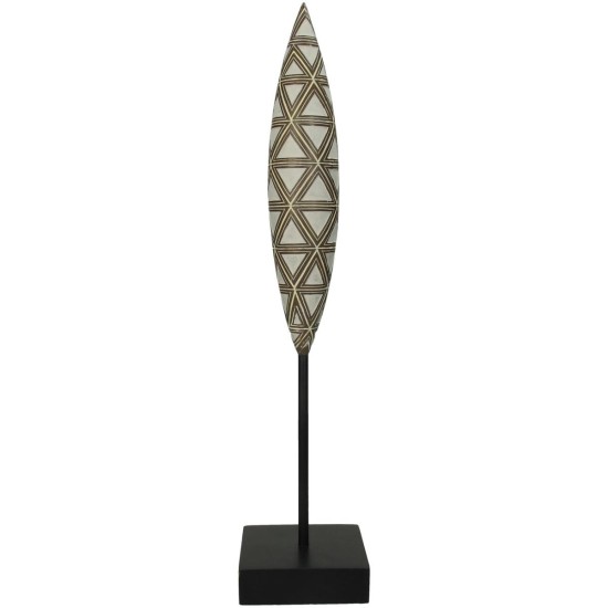 Διακοσμητικό Tribal Καφέ Polyresin 10X10X45cm Διακοσμητικό Tribal Καφέ Polyresin 10X10X45cm