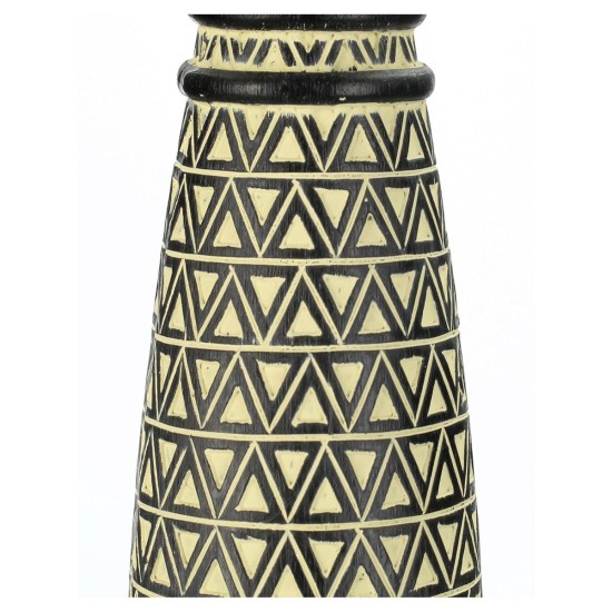 Διακοσμητικό Tribal Μαύρο Polyresin 10x10x45cm Διακοσμητικό Tribal Μαύρο Polyresin 10x10x45cm