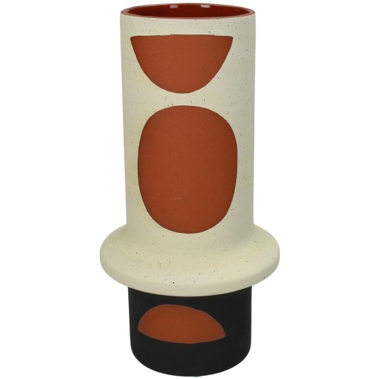 Βάζο Πολύχρωμο Τερακότα 12.4x12.4x24cm Βάζο Πολύχρωμο Τερακότα 12.4x12.4x24cm