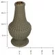 Κηροπήγιο  Χάντρες Πράσινο Polyresin 10.8x10.8x19.3cm