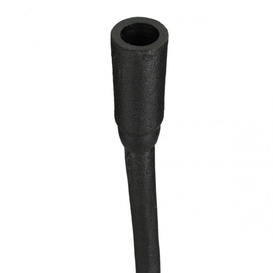Κηροπήγιο ArteLibre Μαύρο Αλουμίνιο 13x12x42cm - ART-05153674