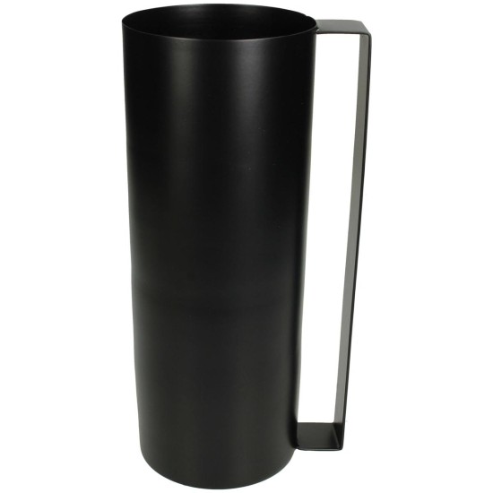 Βάζο Μαύρο Μέταλλο 12.5x10x25.5cm Βάζο Μαύρο Μέταλλο 12.5x10x25.5cm