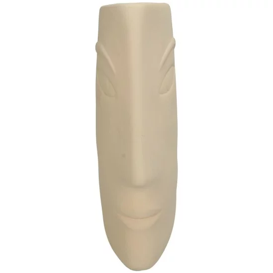 Βάζο Πρόσωπο Μπεζ Δολομίτης 17.6x10.2x24cm Βάζο Πρόσωπο Μπεζ Δολομίτης 17.6x10.2x24cm