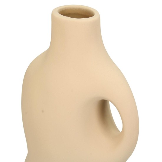 Βάζο Μπεζ Δολομίτης 16.3x11x26.3cm Βάζο Μπεζ Δολομίτης 16.3x11x26.3cm