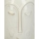 Βάζο Πρόσωπο Λευκό Κεραμικό 19x12.7x18.6cm Βάζο Πρόσωπο Λευκό Κεραμικό 19x12.7x18.6cm