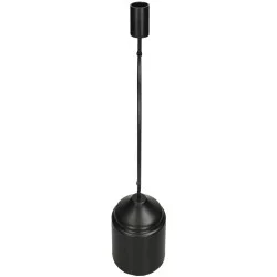 Κηροπήγιο  Μαύρο Μέταλλο 11.8x8.2x29cm