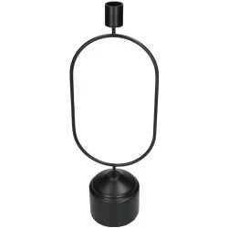 Κηροπήγιο  Μαύρο Μέταλλο 13x8.5x36cm