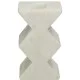 Κηροπήγιο  Λευκό Μάρμαρο 8x4x15.5cm
