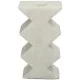 Κηροπήγιο  Λευκό Μάρμαρο 8x4x15.5cm