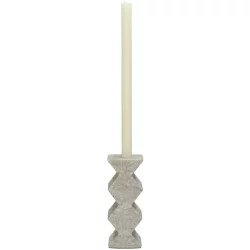 Κηροπήγιο  Μπεζ Μάρμαρο 8x4x15.5cm