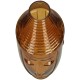 Βάζο Πρόσωπο Καφέ Γυαλί 18x18x25cm Βάζο Πρόσωπο Καφέ Γυαλί 18x18x25cm