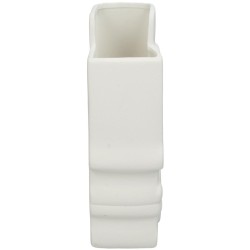 Βάζο  Πρόσωπο Λευκό Κεραμικό 17.5x9.3x20.8cm