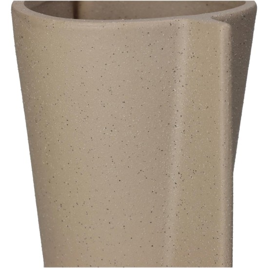 Βάζο Μπεζ Κεραμικό 13.5x12x24cm Βάζο Μπεζ Κεραμικό 13.5x12x24cm