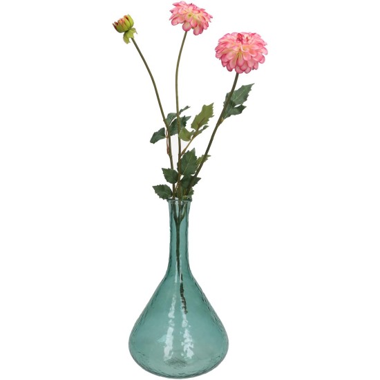 Βάζο Πράσινο Ανακυκλωμένο Γυαλί 17.8x17.8x30.5cm Βάζο Πράσινο Ανακυκλωμένο Γυαλί 17.8x17.8x30.5cm