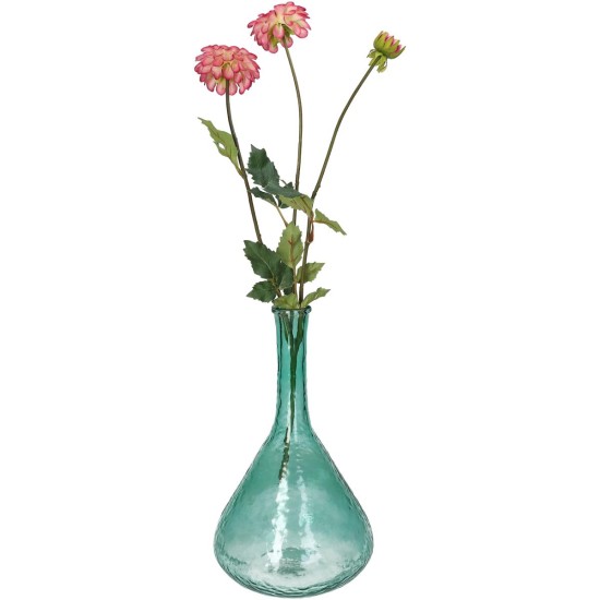 Βάζο Πετρόλ Ανακυκλωμένο Γυαλί 17.8x17.8x30.5cm Βάζο Πετρόλ Ανακυκλωμένο Γυαλί 17.8x17.8x30.5cm