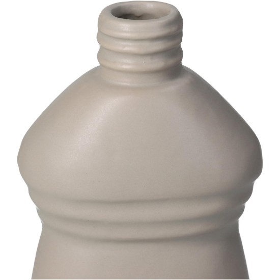 Βάζο Μπουκάλι Μπεζ Κεραμικό 9.2x5.8x20.5cm Βάζο Μπουκάλι Μπεζ Κεραμικό 9.2x5.8x20.5cm