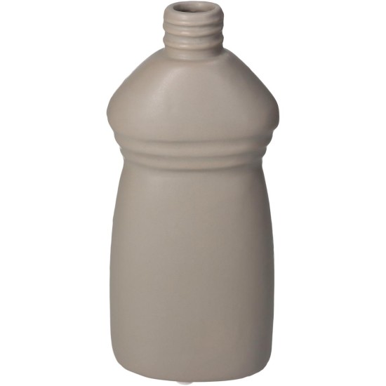 Βάζο Μπουκάλι Μπεζ Κεραμικό 9.2x5.8x20.5cm Βάζο Μπουκάλι Μπεζ Κεραμικό 9.2x5.8x20.5cm