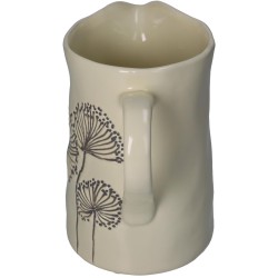 Βάζο  Πικραλίδα Ιβουάρ Κεραμικό 21.5x13.5x20.5cm