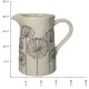 Βάζο Πικραλίδα Ιβουάρ Κεραμικό 21.5x13.5x20.5cm Βάζο Πικραλίδα Ιβουάρ Κεραμικό 21.5x13.5x20.5cm