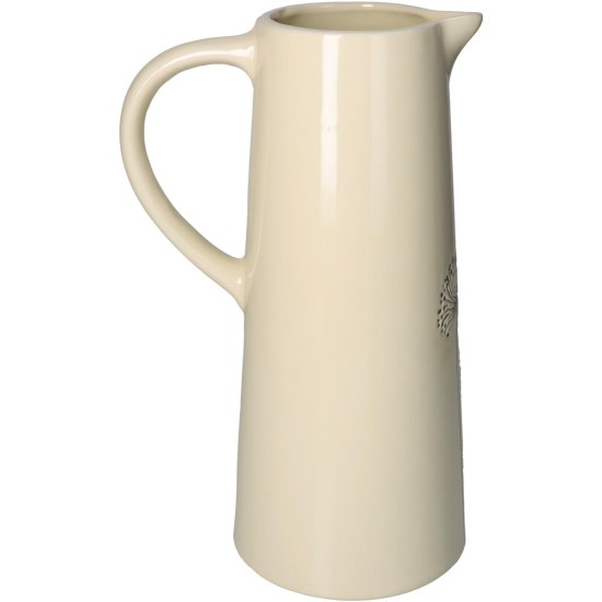 Βάζο Πικραλίδα Ιβουάρ Κεραμικό 18.5x13.5x30cm Βάζο Πικραλίδα Ιβουάρ Κεραμικό 18.5x13.5x30cm