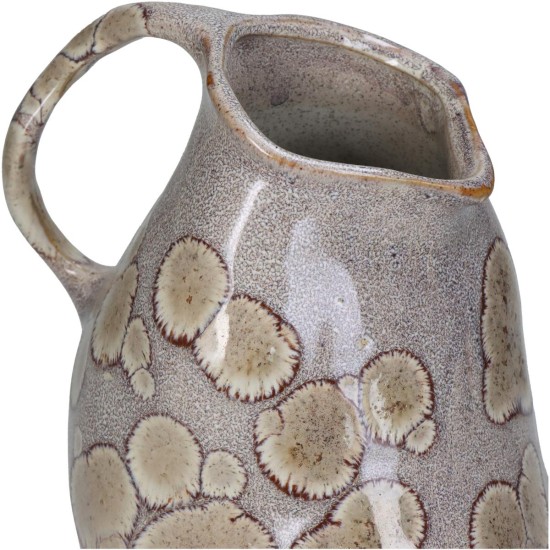 Βάζο Μοβ Κεραμικό 13.5x11.5x19cm Βάζο Μοβ Κεραμικό 13.5x11.5x19cm