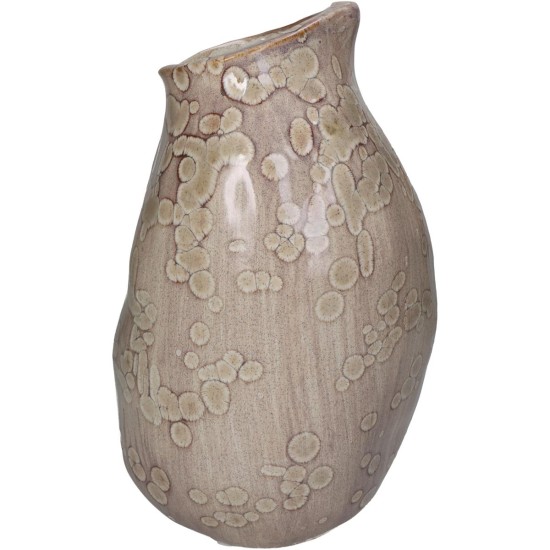 Βάζο Μοβ Κεραμικό 19.5x19.5x31cm Βάζο Μοβ Κεραμικό 19.5x19.5x31cm