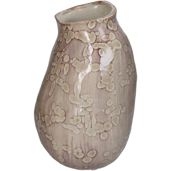Βάζο Μοβ Κεραμικό 19.5x19.5x31cm Βάζο Μοβ Κεραμικό 19.5x19.5x31cm