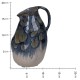 Βάζο Μπλε Κεραμικό 13.5x11.5x19cm Βάζο Μπλε Κεραμικό 13.5x11.5x19cm
