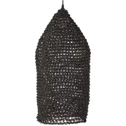 Καπέλο Φωτιστικού  Μαύρο Χαρτί 30x30x65cm