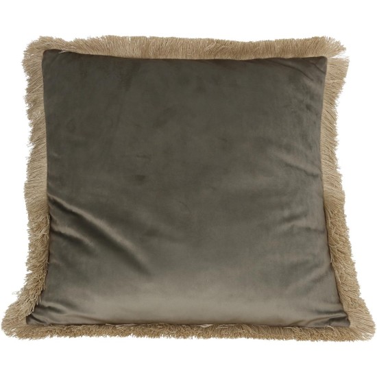 Μαξιλάρι Δάσος Καφέ Βελούδο 45x45cm Μαξιλάρι Δάσος Καφέ Βελούδο 45x45cm