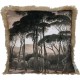 Μαξιλάρι Δάσος Καφέ Βελούδο 45x45cm Μαξιλάρι Δάσος Καφέ Βελούδο 45x45cm