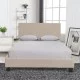 Κρεβάτι  AZALEA Capuccino PU 213x131x88cm (Στρώμα 120x200cm)