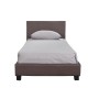 Κρεβάτι AZALEA Σκούρο Καφέ PU 213x101x88cm (Στρώμα 90x200cm) Κρεβάτι AZALEA Σκούρο Καφέ PU 213x101x88cm (Στρώμα 90x200cm)