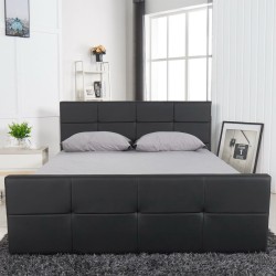 Κρεβάτι  ANEMONE Μαύρο PU Με Αποθηκευτικό Χώρο 217.5x170.5x100cm(Στρώμα 160x200cm) Κρεβάτι  ANEMONE Μαύρο PU Με Αποθηκευτικό Χώρο 217.5x170.5x100cm(Στρώμα 160x200cm)
