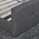 Κρεβάτι ANEMONE Γκρι PU 216x160.5x93cm (Στρώμα 150x200cm) Κρεβάτι ANEMONE Γκρι PU 216x160.5x93cm (Στρώμα 150x200cm)