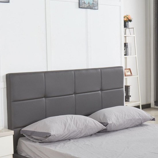 Κρεβάτι ANEMONE Γκρι PU 216x160.5x93cm (Στρώμα 150x200cm) Κρεβάτι ANEMONE Γκρι PU 216x160.5x93cm (Στρώμα 150x200cm)