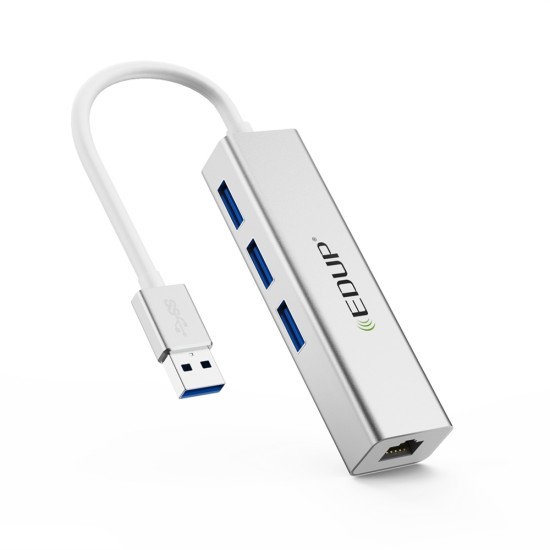 EDUP EP-9606 10/100/1000Mbps USB3.0 LANAdapter + USB 3.0 Port EDUP EP-9606 10/100/1000Mbps USB3.0 LANAdapter + USB 3.0 Port