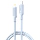 XO NB-Q265A PD 27W Type-C Σε Lightning Μινιμαλιστικό Καλώδιο (Μπλε) XO NB-Q265A PD 27W Type-C Σε Lightning Μινιμαλιστικό Καλώδιο (Μπλε)
