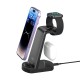 WX035 3-in-1 Multi-function Wireless Charging Black WX035 3-in-1 Multi-function Wireless Charging Black