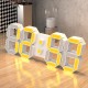 EDUP EH-LED1319 3D LED Wall Clock 9.5 Remote Control Digital Nightlight EDUP EH-LED1319 3D LED Wall Clock 9.5 Remote Control Digital Nightlight