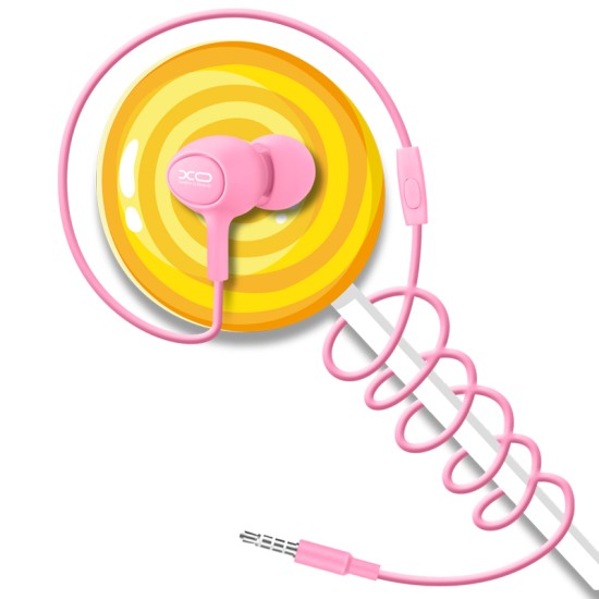 XO S6 Candy Handsfree Ρόζ XO S6 Candy Handsfree Ρόζ
