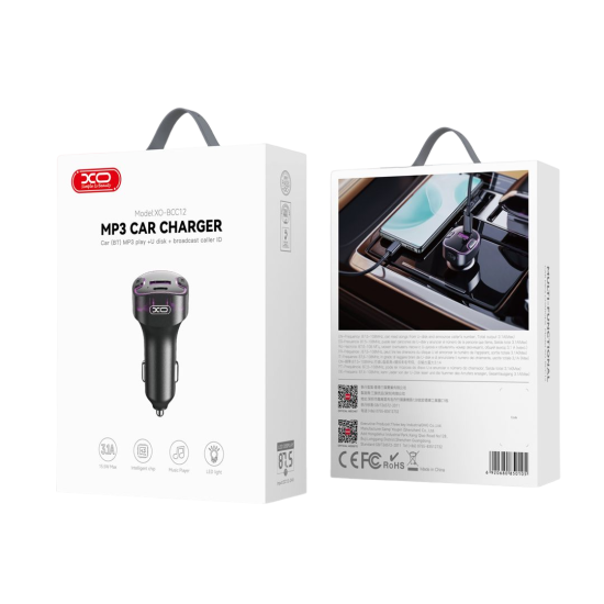 XO BCC12 Smart Bluetooth MP3+5V3.1A Car Charged Atmosphere Light XO BCC12 Smart Bluetooth MP3+5V3.1A Car Charged Atmosphere Light
